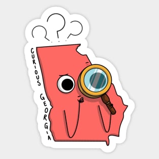 Curious Georgia Sticker